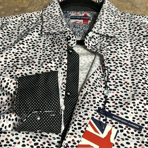 OXFORD STREET of  LONDON.Men shirt,dress shirt,two tone,modern fit,classy! Event - Picture 15 of 16
